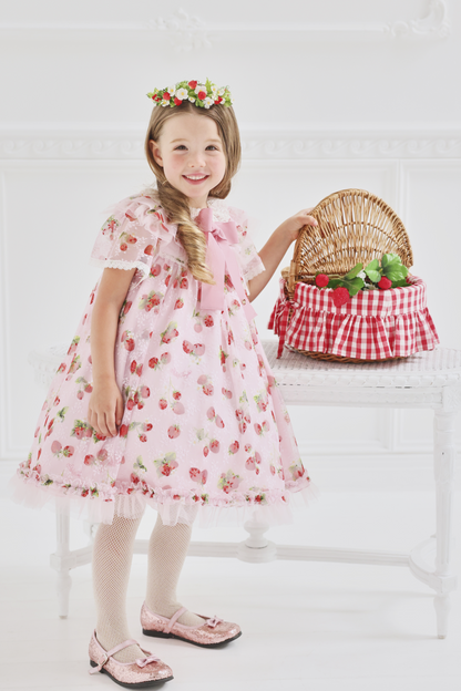 ストロベリーレースプリントドレス（Toddler）