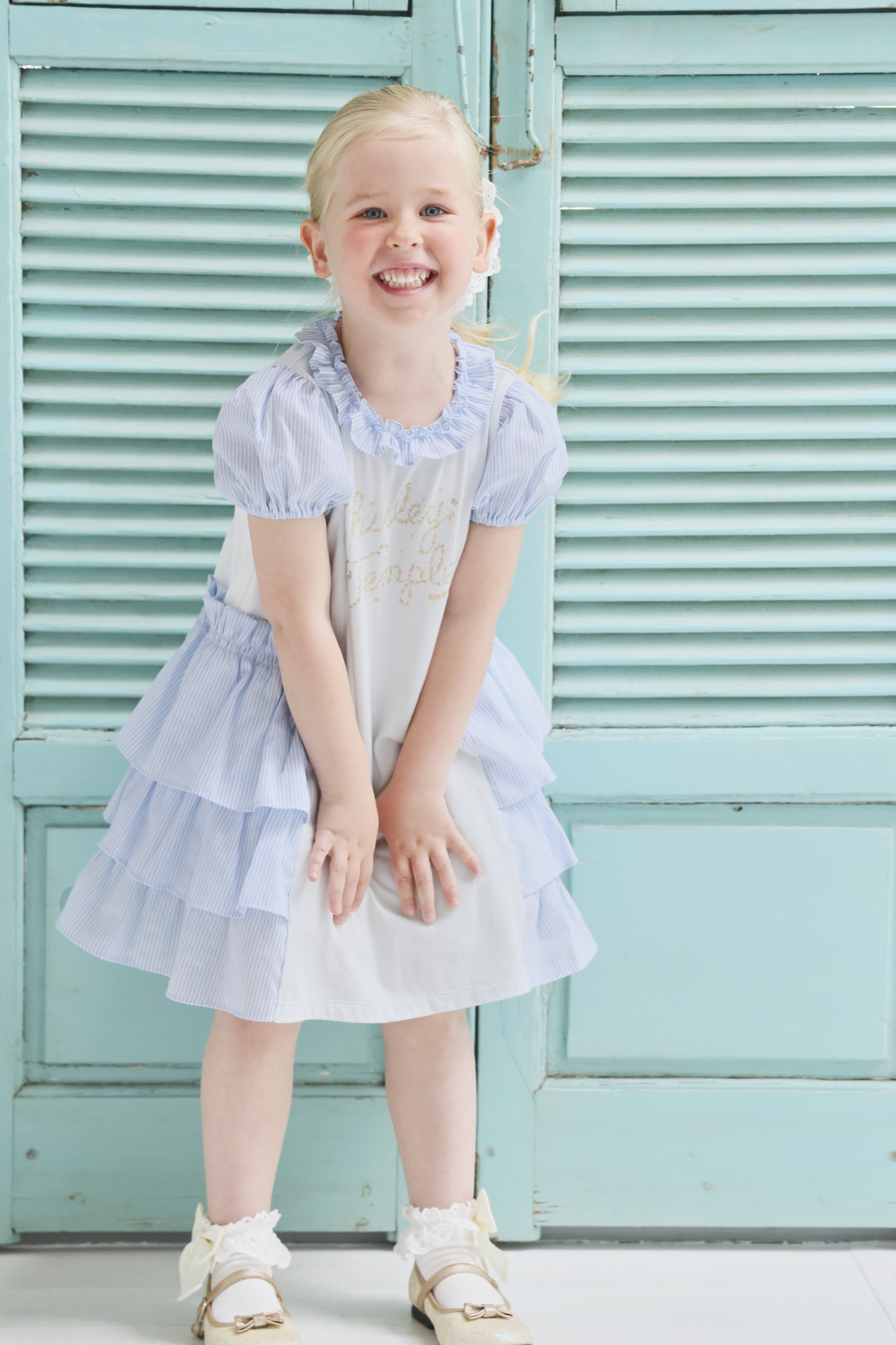 フラワーロゴドッキングワンピース（Toddler）