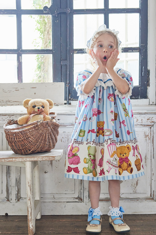 アンティークマーケットプリントワンピース（Toddler）