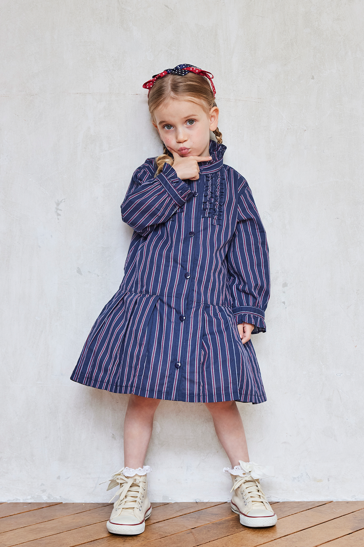 プリーツシャツワンピース（Toddler）