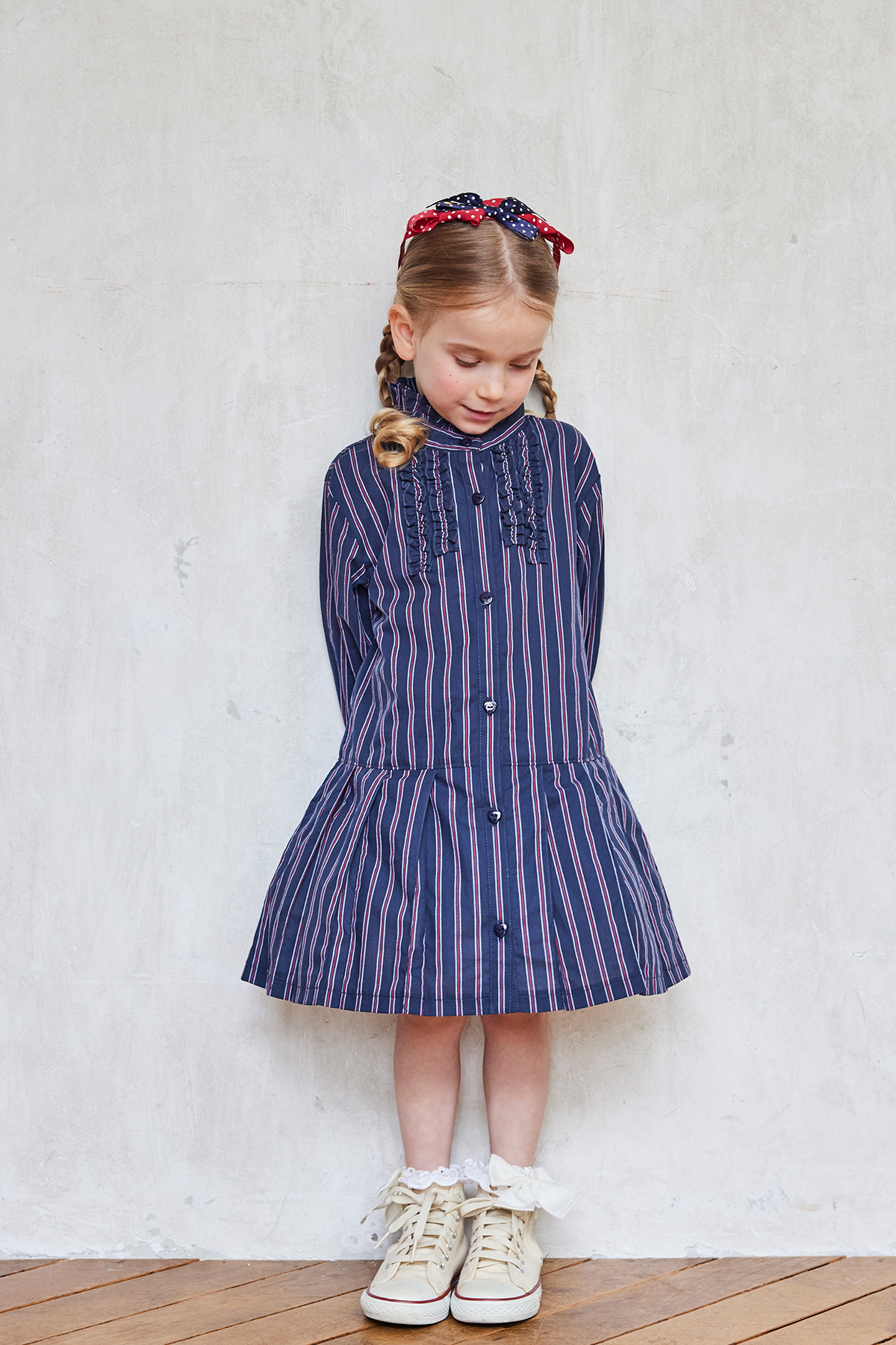 プリーツシャツワンピース（Toddler）