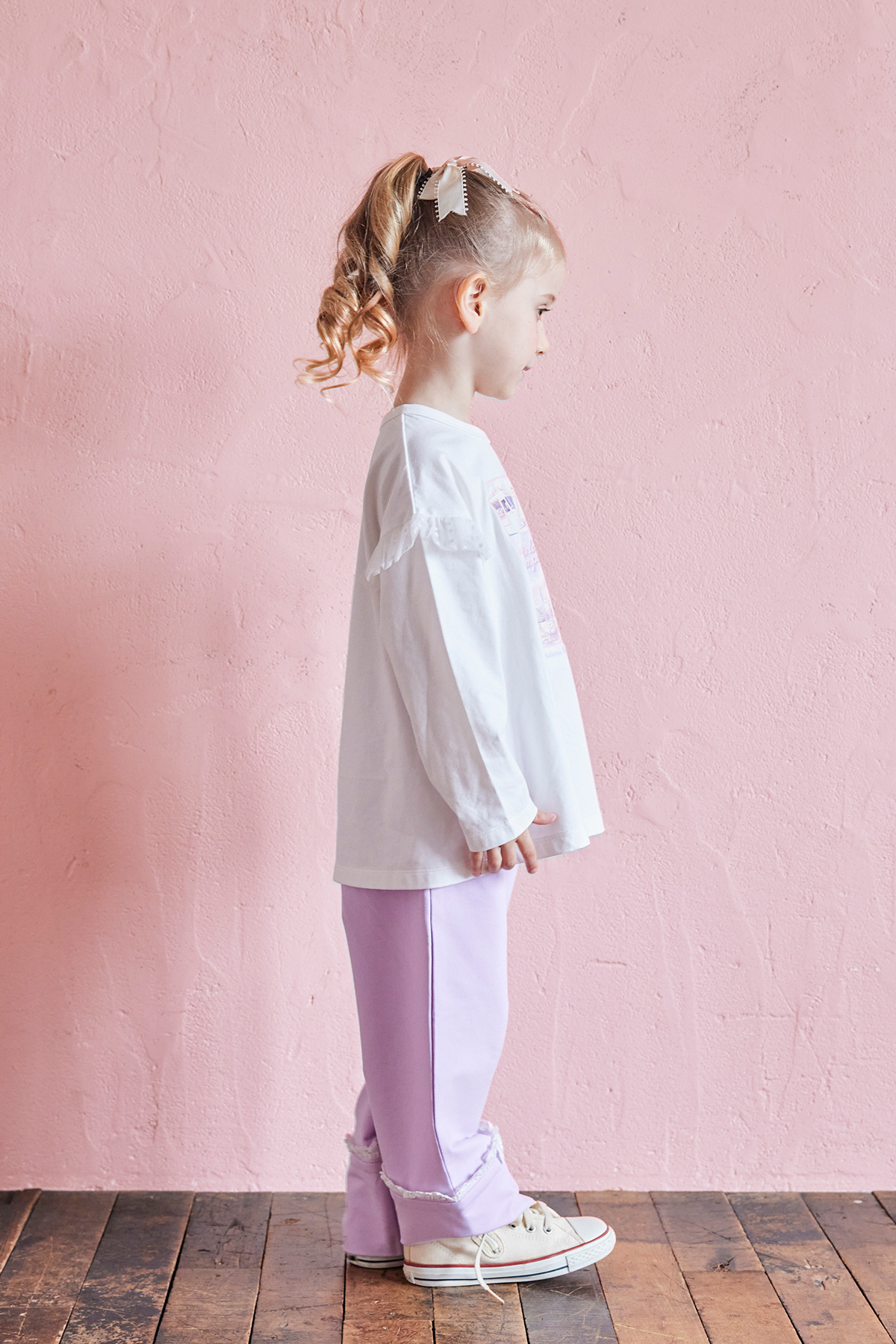 ９分丈ロールアップ風パンツ（Toddler）