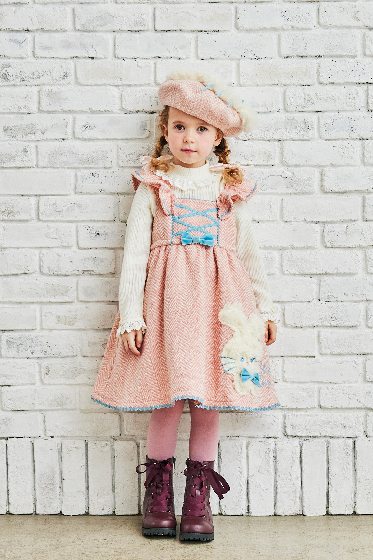 レース付きリブプルオーバー（Toddler）