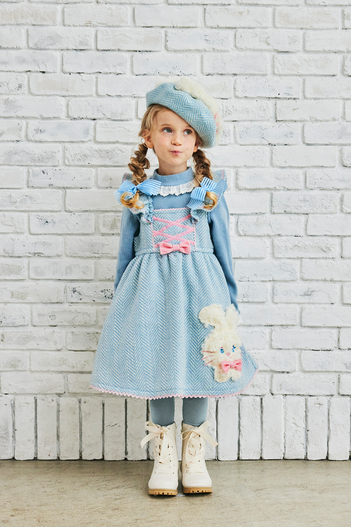 レース付きリブプルオーバー（Toddler）