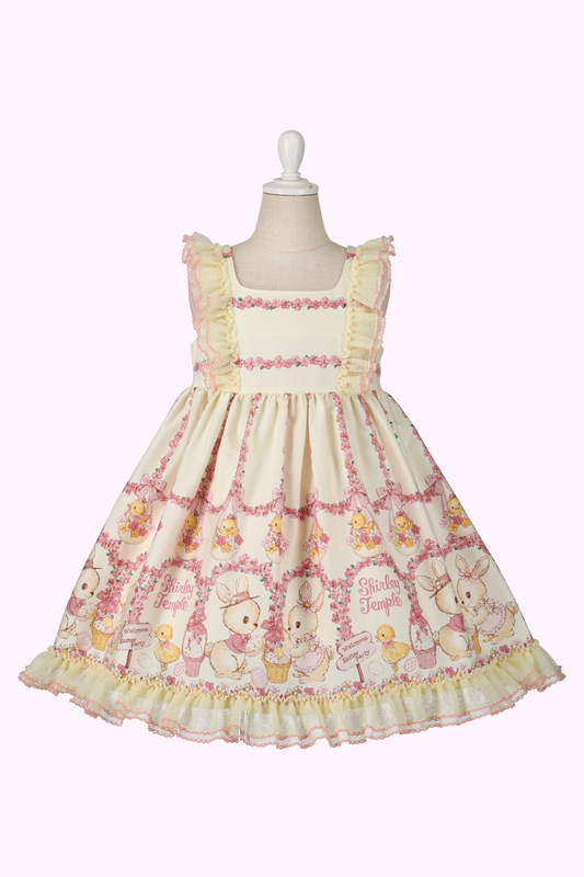 イースターパーティープリントジャンパースカート（Toddler）