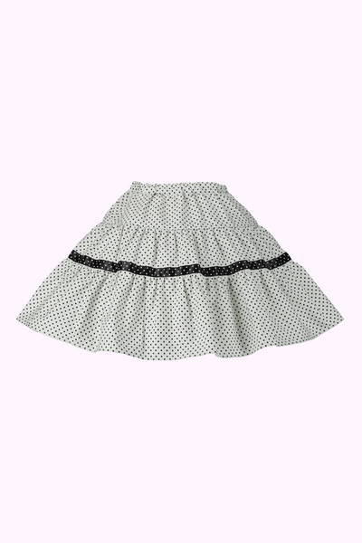 モノトーンドットティアードスカート（Toddler）