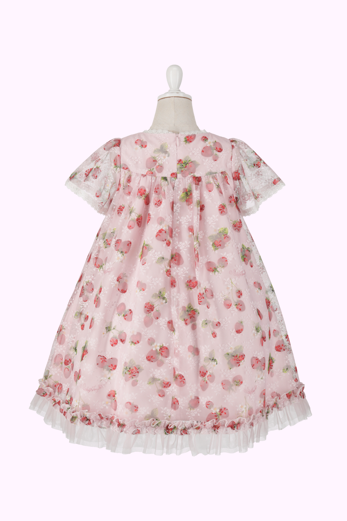 ストロベリーレースプリントドレス（Toddler）