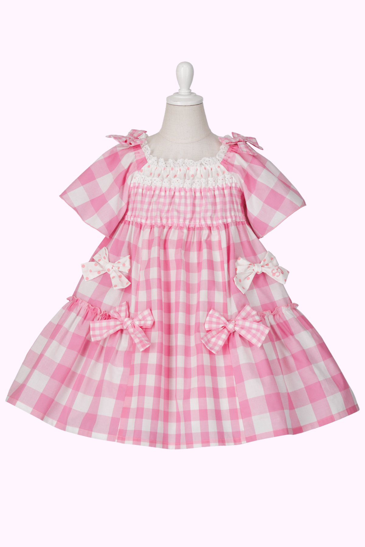 パッチワークチェックワンピース（Toddler）