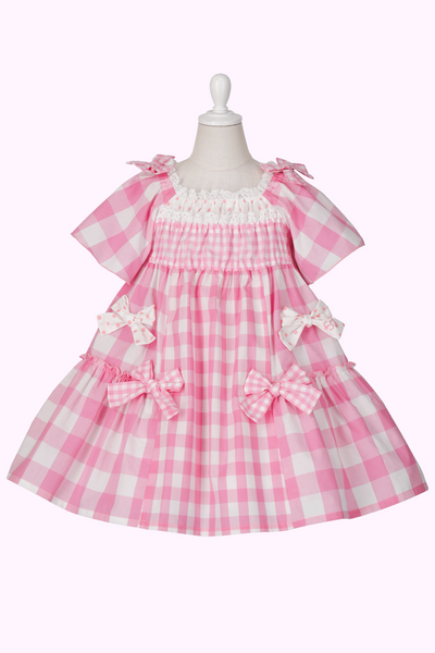 パッチワークチェックワンピース（Sister）