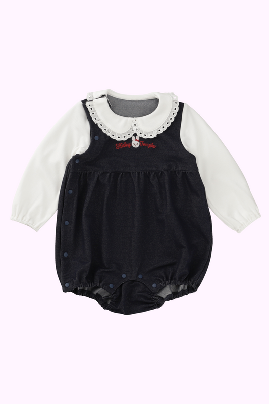 うさぎ重ね着風ロンパース（Baby）