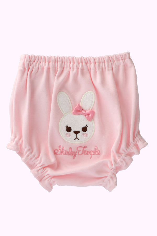 Shirley Temple ピンクウサギセット　サイズ85〜90 ♡New Arrival News♡うさぎティーカッププリントシリーズ発売の