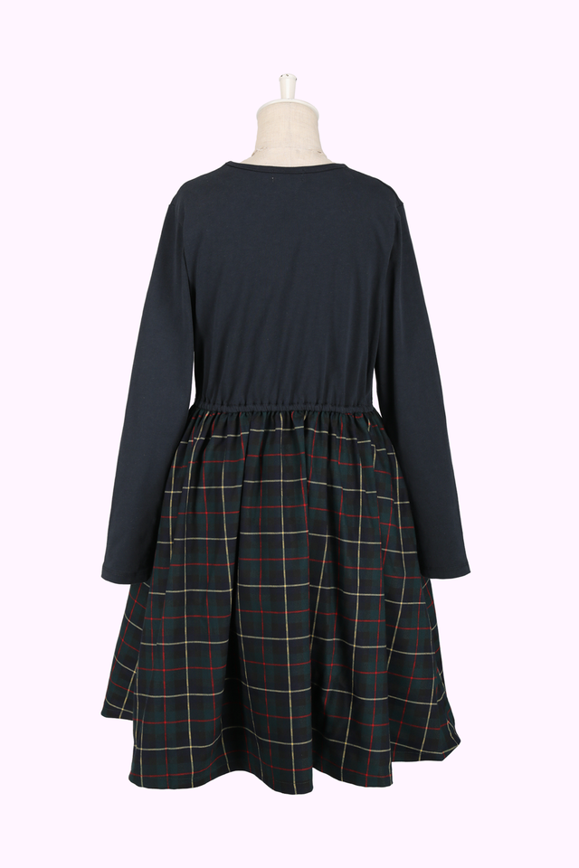 【阪急限定商品】Shirley Temple 赤 チェック柄 ワンピース90cm 三越伊勢丹限定“ギンガムチェリーバスケットプリントセーラー