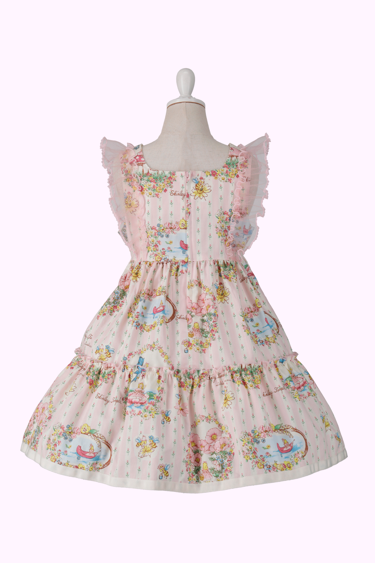おやゆび姫フラワープリントジャンパースカート（Toddler）