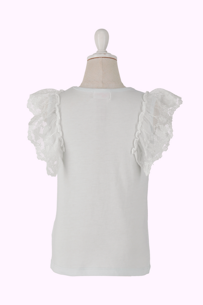 チュールリボンノースリーブTシャツ（Toddler）