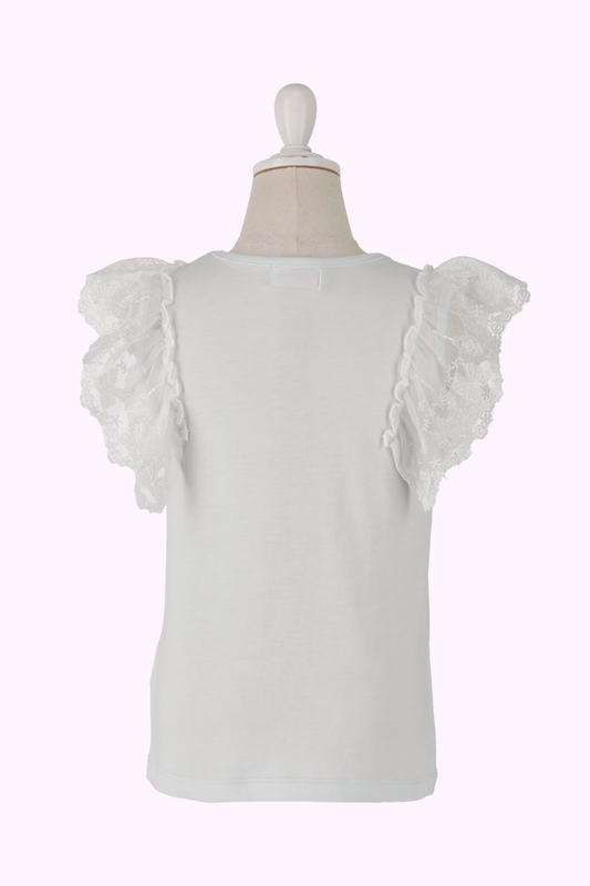 チュールリボンノースリーブTシャツ（Toddler）
