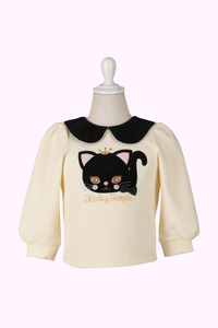 くろねこアップリケプルオーバー（Toddler）