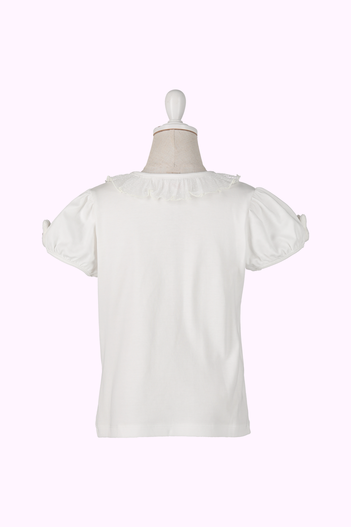 うさぎモチーフパフ袖Tシャツ（Toddler）