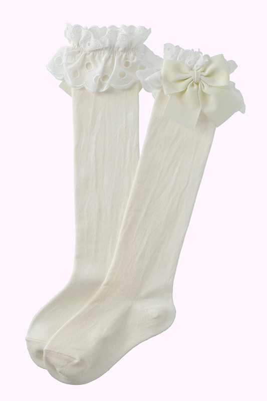 レースリボンハイソックス(11~13cm)