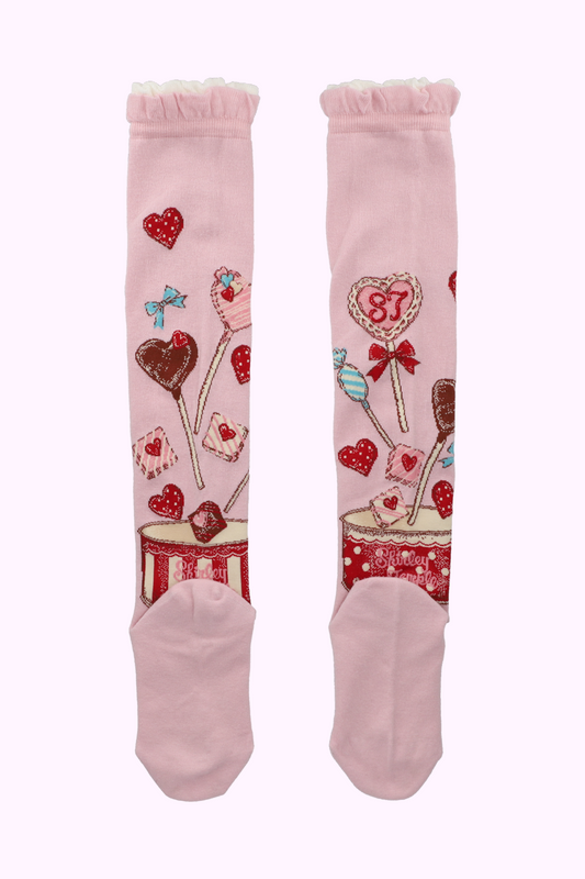 スイートハートニーハイソックス（14～23cm）