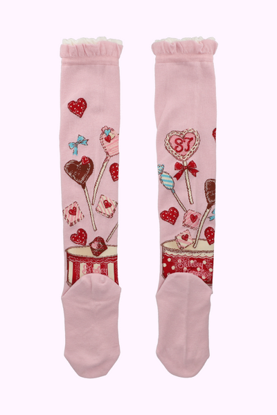 スイートハートニーハイソックス（14～23cm）