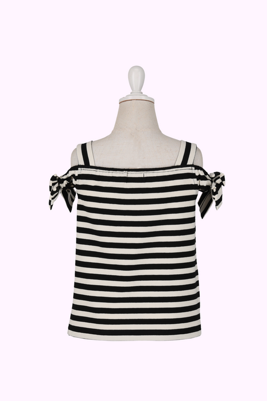 ボーダーオフショルTシャツ(Toddler)