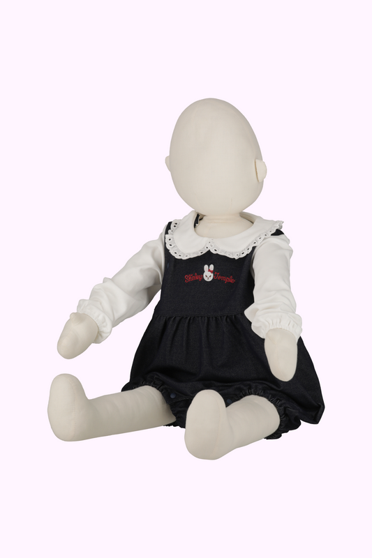 うさぎ重ね着風ロンパース（Baby）
