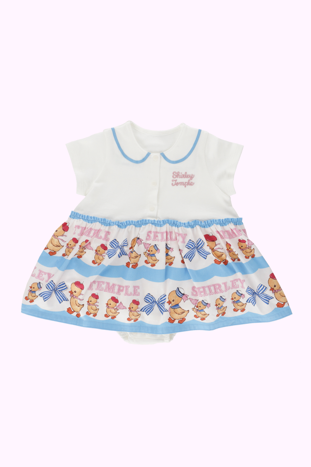 アヒルおさんぽプリントロンパース（Baby）
