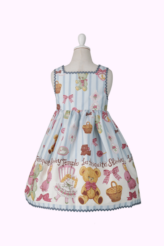 アンティークマーケットプリントジャンパースカート（Toddler）
