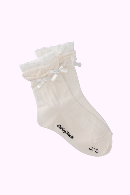 ドット透かし柄ソックス（9~13cm）