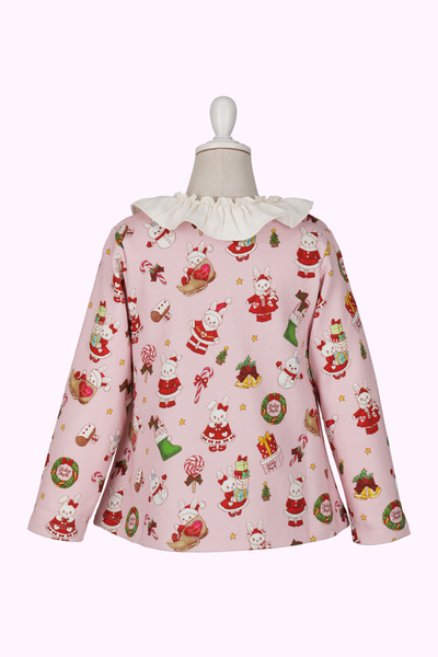クリスマスシャルロットプリントトレーナー（Baby）