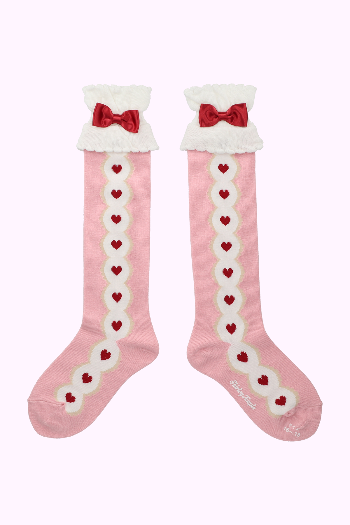 ハートスカラップハイソックス（11・13cm）