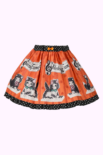 こねこ＆メロディープリントスカート（Toddler）