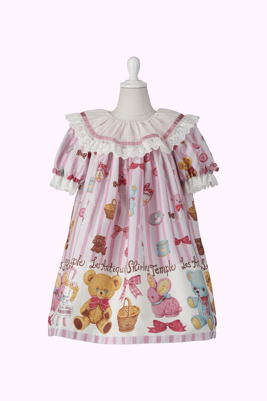 アンティークマーケットプリントワンピース（Toddler）