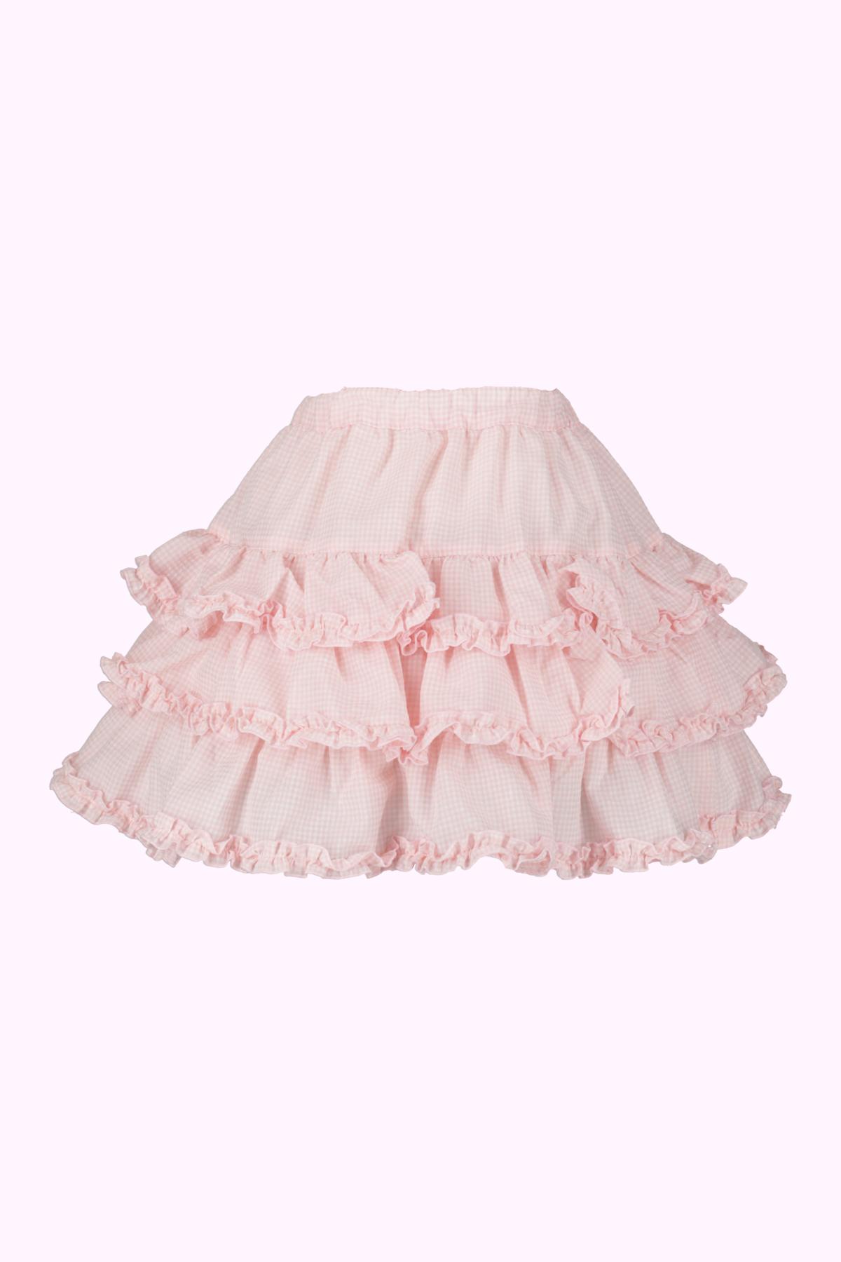 サッカーギンガムフリルボリュームスカート（Toddler）