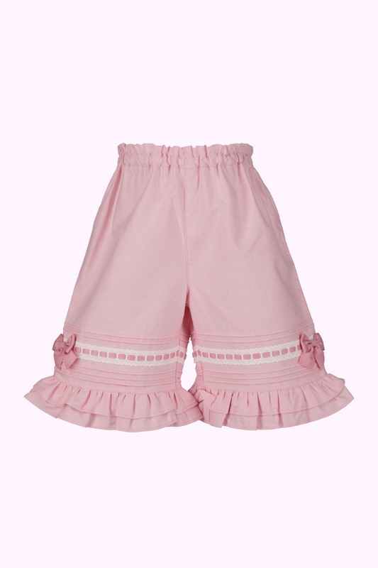 ピンタックはしごリボンショートパンツ（Toddler）