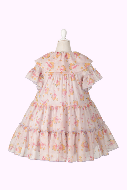 チュールブーケプリントワンピース（Toddler）