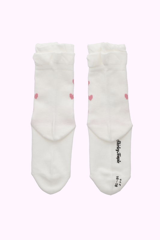 うさぎハートソックス（11～13cm）