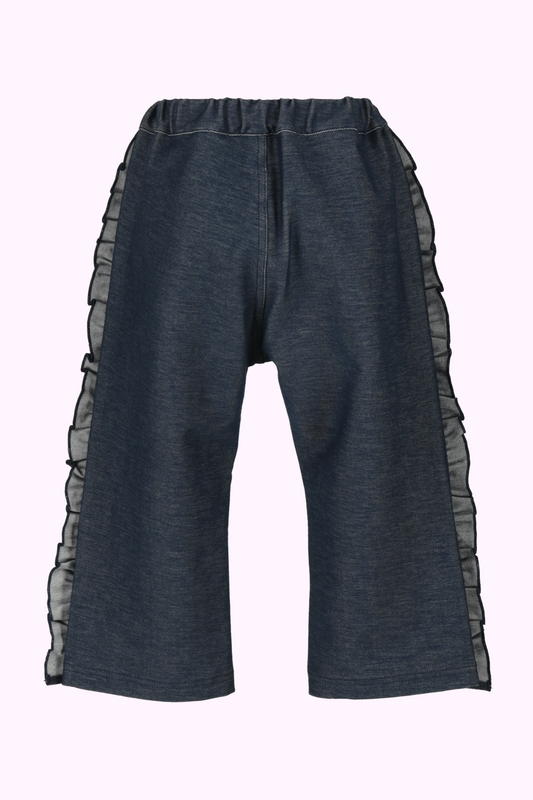 サイドフリルデニムニットパンツ（Toddler）
