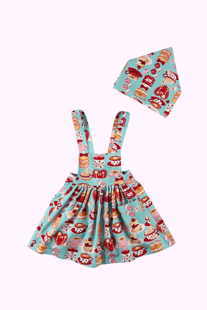 サスティナブルシャーリーカフェプリントエプロン（Toddler