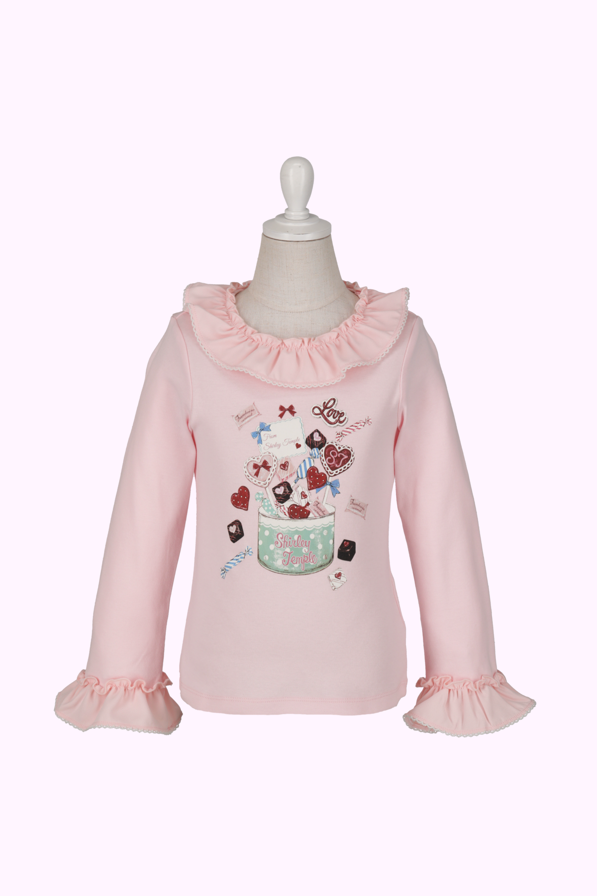 シャーリーテンプル　ピンク 長袖シャツ　110 新品タグ付き シャーリーテンプル ピンク 長袖シャツ 110 新品タグ付き シャーリー