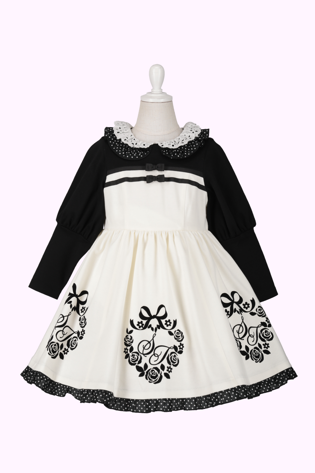 ハートリースプリントワンピース（Toddler）