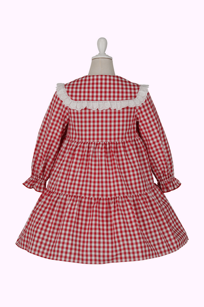 ギンガムハートボタンワンピース（Sister）