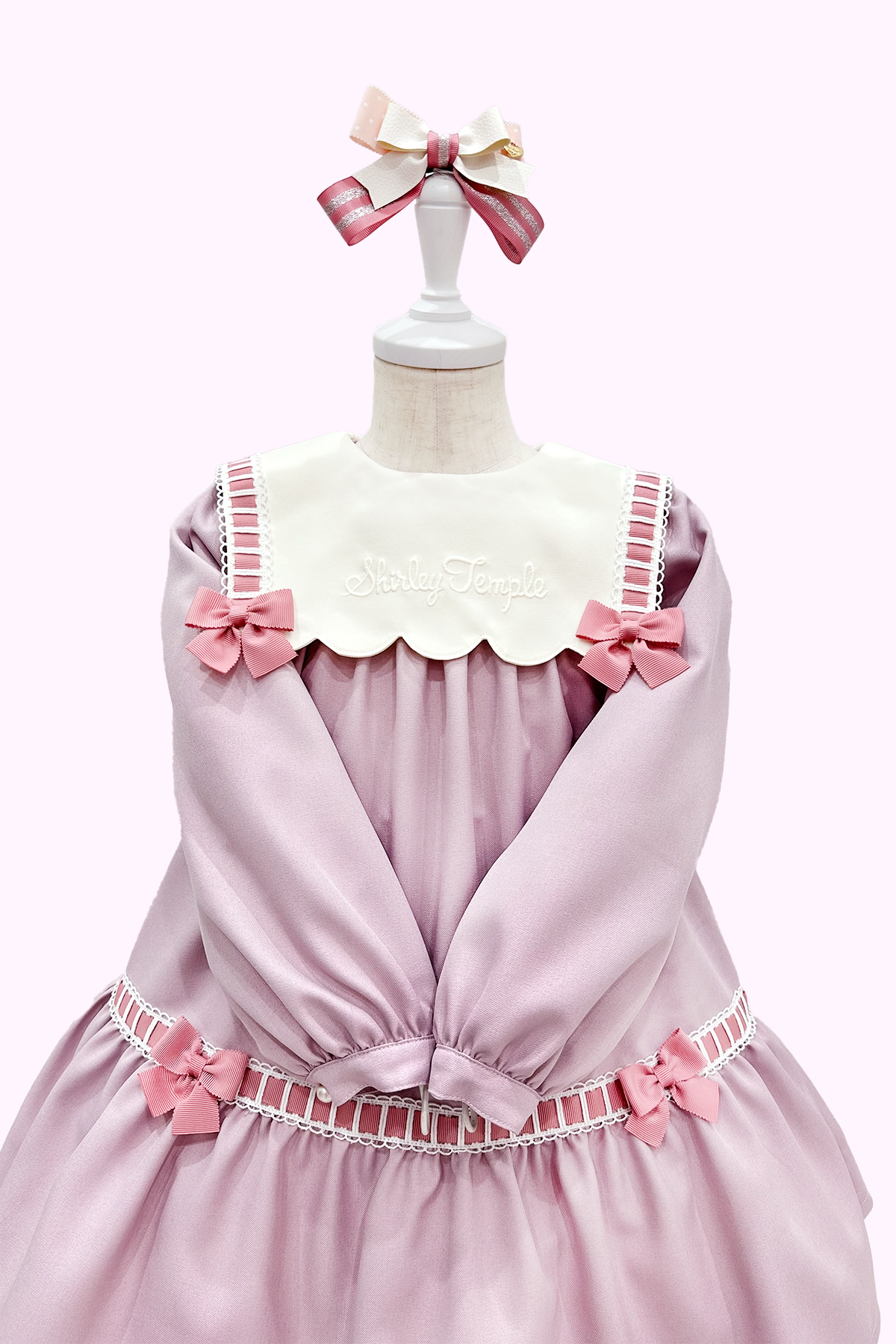 はしごリボンセーラーカラーワンピース(Toddler) – Shirley Temple はしごリボンセーラーカラーワンピース(Toddler) – Shirley Temple