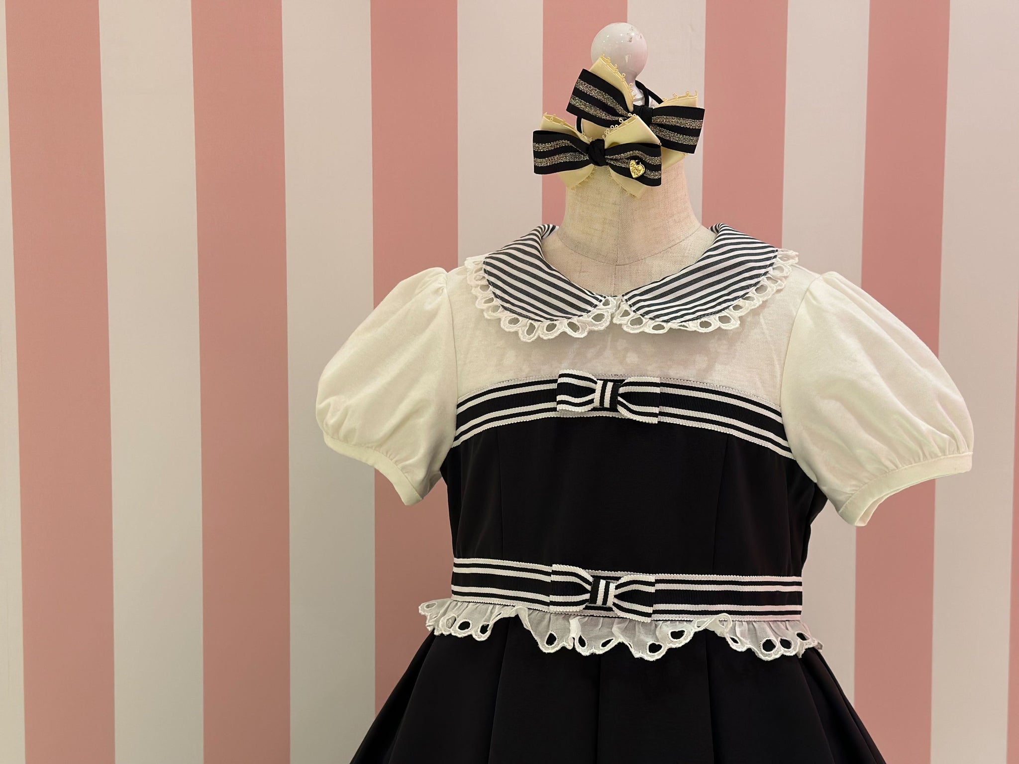 ストライプリボンアンサンブル（Toddler） – Shirley Temple Online Store