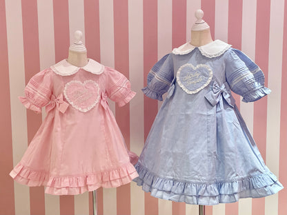 ハートフリルピンタックワンピース（Toddler）