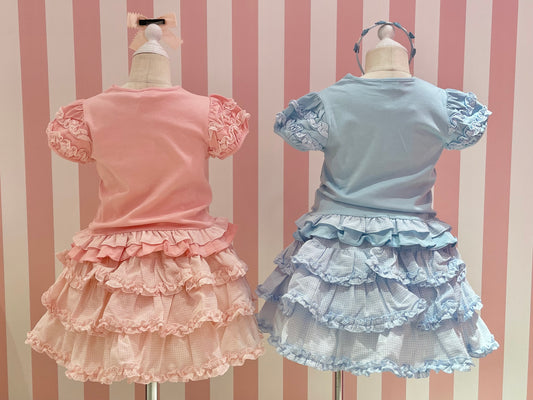ハートロゴフリルパフTシャツ（Toddler）