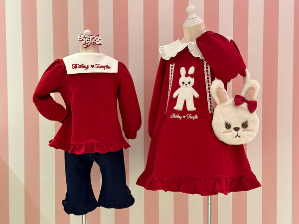 うさぎアップリケデニムニットパンツ（Toddler）