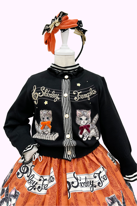 こねこ＆メロディーニットカーディガン（Toddler）