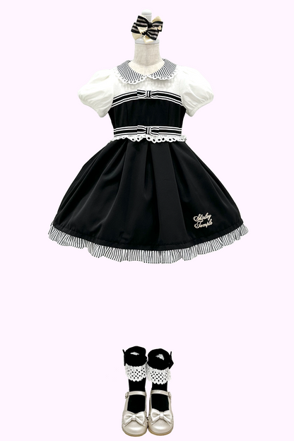 ストライプリボンアンサンブル（Toddler）