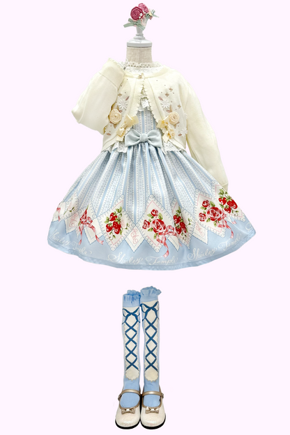 お花モチーフニットカーディガン（Toddler）